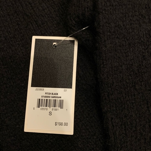 Juicy Couture black wool stud cardigan - Picture 3 of 4